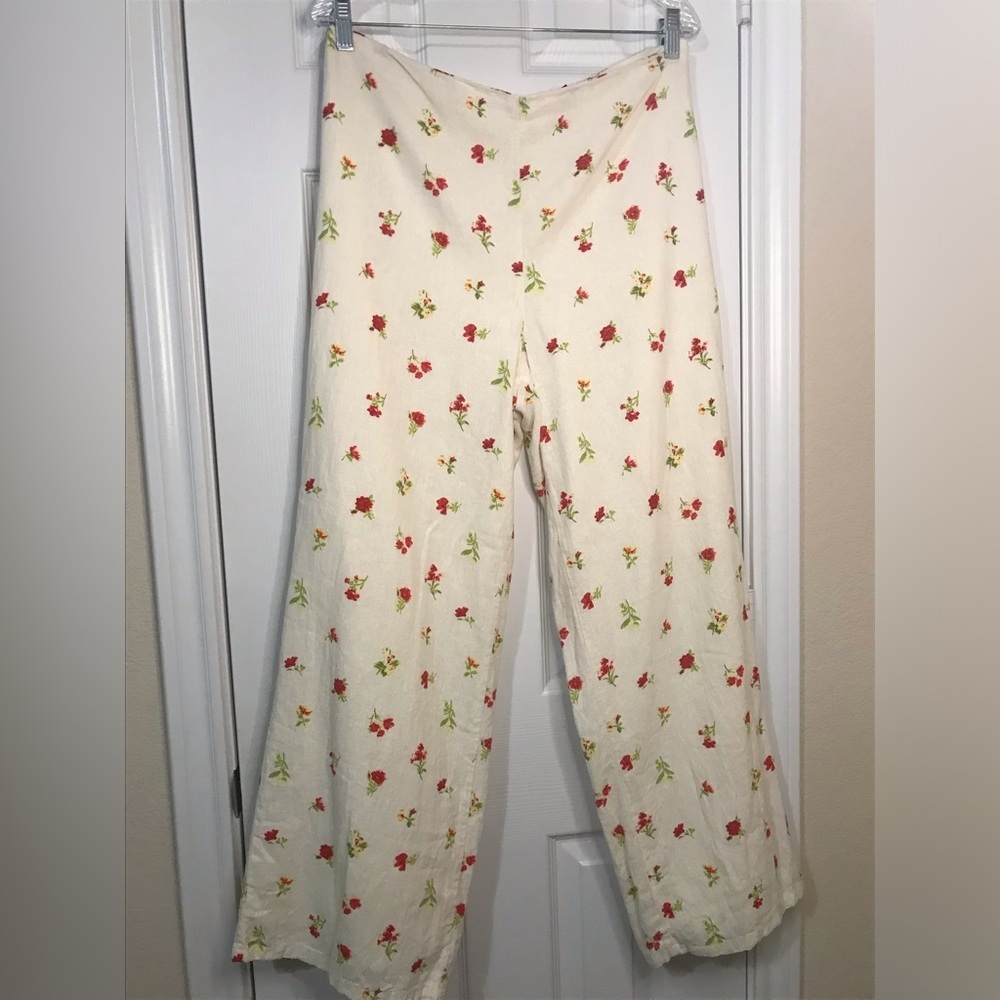 Forever 21 Linen Floral Pants - Picture 9 of 11